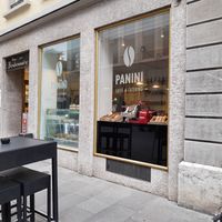 Exterior and outdoor seating at Panini in Aarau