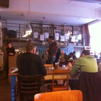 bar and the hall at De Klinker in Nijmegen