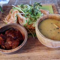 Roti channai. The tempeh is amazing! at The Hungry Tapir in Kuala Lumpur