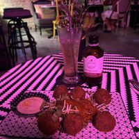 Arincini and kombucha (great start)  at The Hungry Tapir in Kuala Lumpur