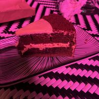 Velvet cake so stale it was crunchy  at The Hungry Tapir in Kuala Lumpur