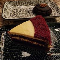 Red velvet cake and dark choc cookie. at The Hungry Tapir in Kuala Lumpur