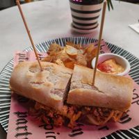 Burmese bahn mi for 24 + tax at The Hungry Tapir in Kuala Lumpur