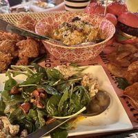 Soul food platter   at The Hungry Tapir in Kuala Lumpur