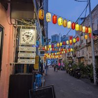 Outdoor entrance at The Hungry Tapir in Kuala Lumpur