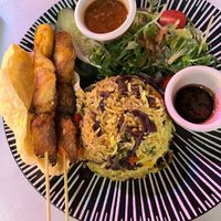 Rainbow Ulam Fried Rice at The Hungry Tapir in Kuala Lumpur