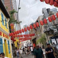 Enter from the back alley, the smell of roasting corpses on Petaling Street is revolting.  at The Hungry Tapir in Kuala Lumpur