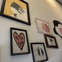 Decor in the stairwelll  at The Hungry Tapir in Kuala Lumpur