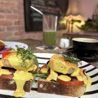 Eggs Benedict vegan   at The Hungry Tapir in Kuala Lumpur