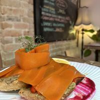 Vegan lox   at The Hungry Tapir in Kuala Lumpur