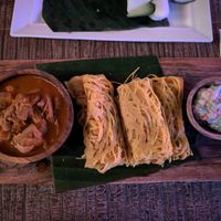 Jackfruit roti jala at The Hungry Tapir in Kuala Lumpur