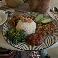 Nasi lemak  at The Hungry Tapir in Kuala Lumpur