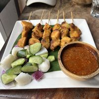 Mushroom skewers   at The Hungry Tapir in Kuala Lumpur