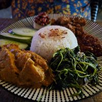 Nasi lemak at The Hungry Tapir in Kuala Lumpur
