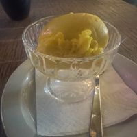 Mango ice cream   at The Hungry Tapir in Kuala Lumpur