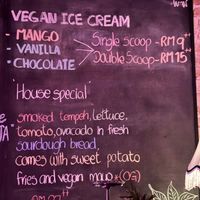 Ice cream at The Hungry Tapir in Kuala Lumpur