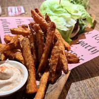 pink bombshell burger
(Asked without a bun)  at The Hungry Tapir in Kuala Lumpur