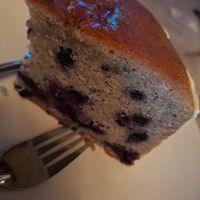 Blueberry cake at The Hungry Tapir in Kuala Lumpur