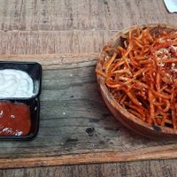 Shoe string fries at The Hungry Tapir in Kuala Lumpur