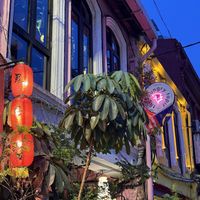Outdoor sign 🏮✨  at The Hungry Tapir in Kuala Lumpur