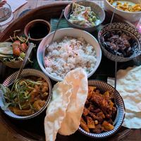 Malaysian platter at The Hungry Tapir in Kuala Lumpur