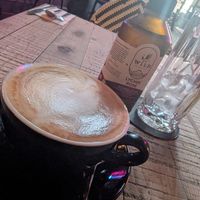 Flat white and some kombucha at The Hungry Tapir in Kuala Lumpur