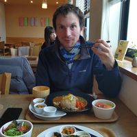 Lunch set at Sobe's Cafe in Hanamaki