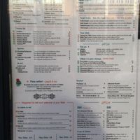 Menu  at Beyit Jedo in Paris