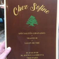 Chez sofine at Chez Sofine in Paris
