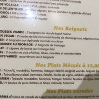 Plats mezzes végétarien et vegane  at Chez Sofine in Paris