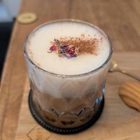 Chai latte at De Maderij in Pelt