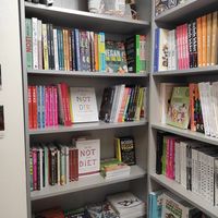 Vegan recipes book at VEGA-LIFE in Amsterdam