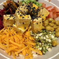 Asian Fusion Power Bow with brown rice   at Copper Branch - Argentia Rd in Mississauga