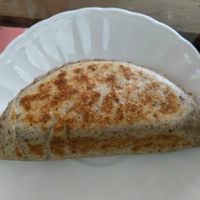 Empanada at Prana Veggie in Quito