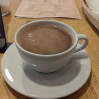 Hot chocolate at Prana Veggie in Quito