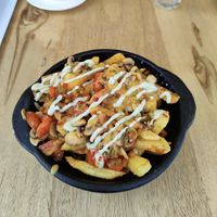 Pommes-Fondue  at Prana Veggie in Quito