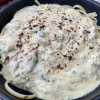 Pasta Alfredo  at Prana Veggie in Quito