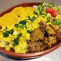MOPEPILLO
A veganized traditional ecuadorian food.  at Prana Veggie in Quito
