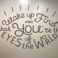 cool decor and gender neutral bathrooms  at The Panacea Restaurant in Wilmington