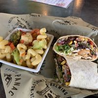 Special: chicken burrito w/ jalepeno sauce  at The Panacea Restaurant in Wilmington