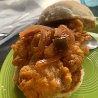 Nashville hot cauliflower sandwich   at The Panacea Restaurant in Wilmington