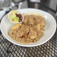 Best vegan on non vegan biscuit n gravy on the planet!    at The Panacea Restaurant in Wilmington