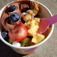 Omg. So good!  at Yogurtland in Southlake