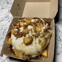 Apple peacan pie super sweet   at Cinnaholic in Schaumburg