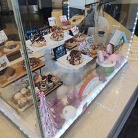 Display that makes it hard to decide on just 1 at Cinnaholic in Schaumburg