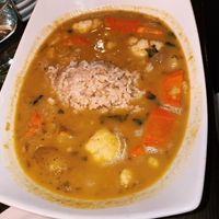 Red curry  at Blind Faith Cafe in Evanston