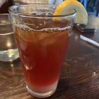 Peach Tea  at Blind Faith Cafe in Evanston