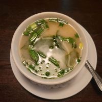 Miso Soup at Blind Faith Cafe in Evanston