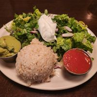 Black Bean Tostadas at Blind Faith Cafe in Evanston