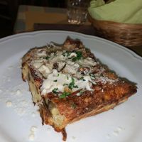 lasagna  at Osteria VegGente in Marino